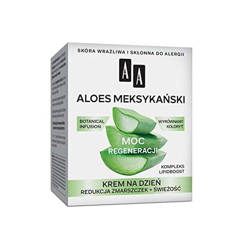AA BOTANICAL INFUSION Plant Power, Aloe Vera, Face Cream For Day 50, 50ml - regeneration power