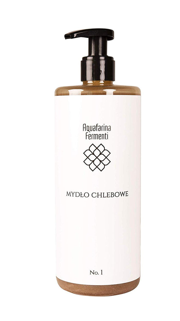 Liquid Soap with natural micronutrients and bread acid enzymes for everyone skin type - Regulates skin PH, smells freshly baked bread 500 ml