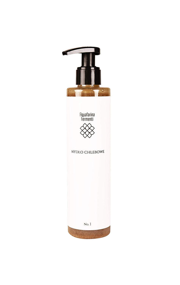 Liquid Soap with natural micronutrients and bread acid enzymes for everyone skin type - Regulates skin PH, smells freshly baked bread 250 ml