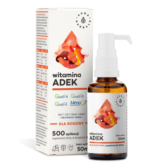 Vitamin ADEK for the family with MCT, in drops - Dietary supplement - 50 ml