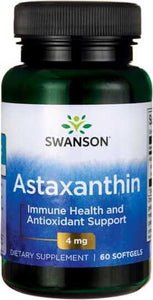 Astaxanthin Astaxanthin Algae Extract 4mg 60 capsules SWANSON