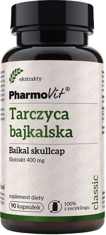 Baikal Skullcap Extract 400mg 90 capsules PharmoVit