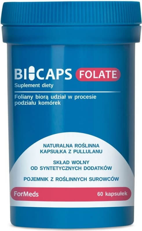 Bicaps Folate 290.5mg -60 capsules ForMeds
