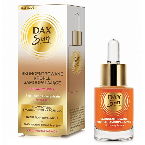 DAX Sun Concentrated Self-tanning Drops For Face And Body - 15 ml