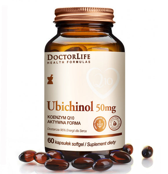 Doctor Life Ubiquinol 50 mg Active Coenzyme Co-Q10 - 60 Capsules