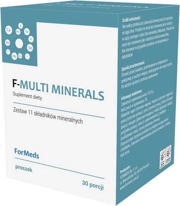 F-Multi Minerals 11 minerals 30 servings 212.4g ForMeds