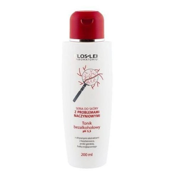 FLOS-LEK - Alcohol-free Tonic pH 5.5 For Skin With Vascular Problems - 200 ml