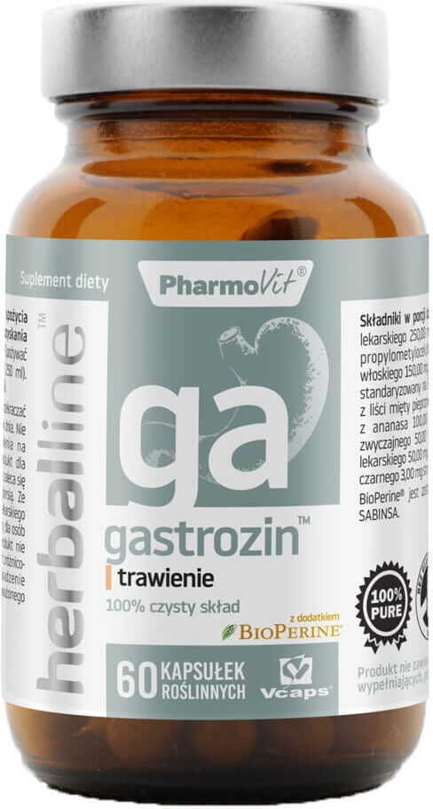 Gastrozin with the addition of BioPerine - 60 capsules PharmoVit