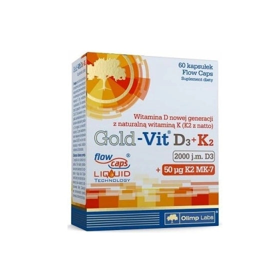 Gold-Vit D3 + K2 - 60 capsules OLIMP