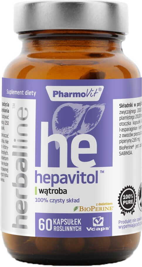 Hepavitol with the addition of BioPerine - 60 capsules  PharmoVit
