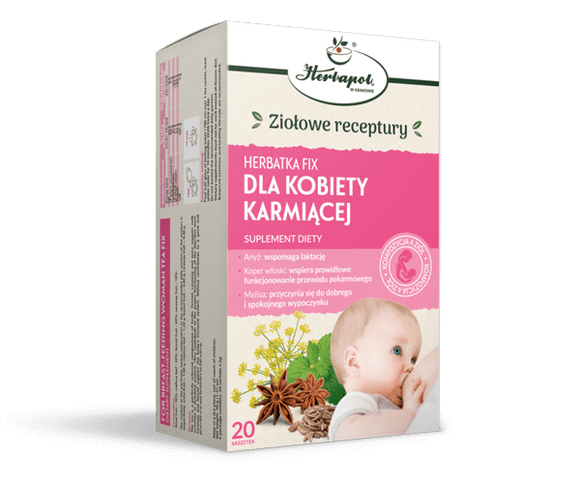 HERBAPOL - HERBAL TEA FOR BREAST-FEEDING WOMEN - 20 sachets