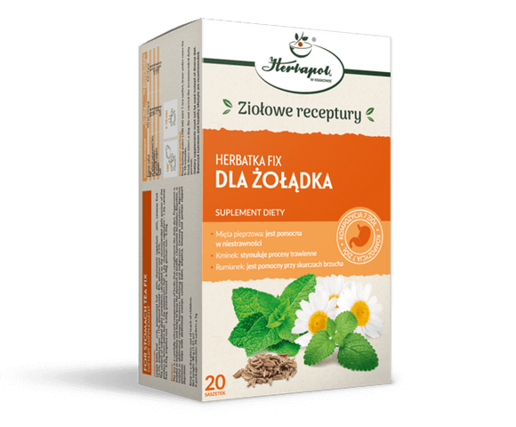 HERBAPOL - FOR THE STOMACH TEA FIX - 20 sachets
