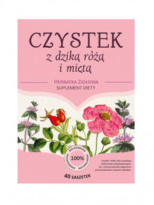 CISTUS With Wild Rose And Mint - 40 sachets of 3g Franciscan Herbal - Franciscan Monks - Traditional Old Herbal Recipe