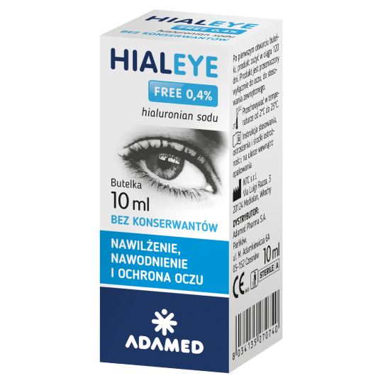Hialeye Free - 0.4%, Eye Drops - 10ml
