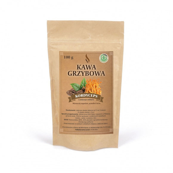 Mushroom Coffee With Cordyceps - Resistance And Endurance - 100 grams