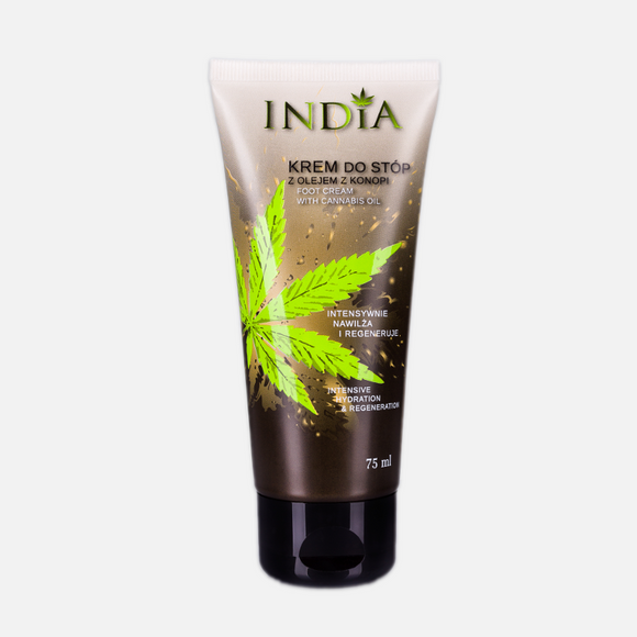 Foot Cream With Cannabis Oil - Intensive Dydration And Regeneration - 75ml