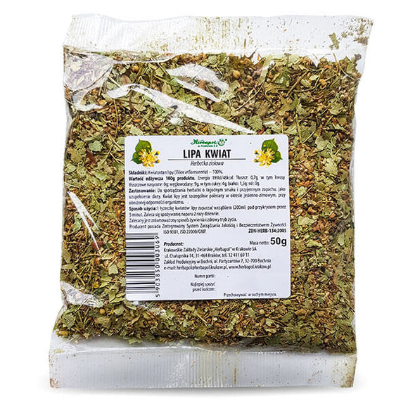 HERBAPOL - Herbal Tea - Linden Flower - 50g