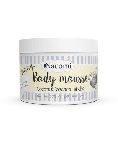 NACOMI Body Mousse Coconut And Banana Shake - 180ml