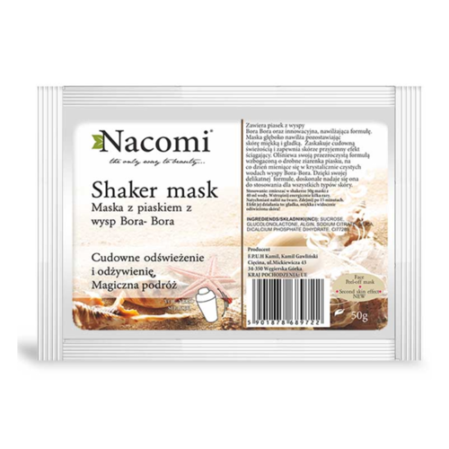 NACOMI Shaker Mask - With Sand From Bora- Bora Islands - 50g