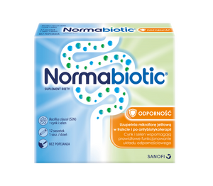 Normabiotic Immunity - 12 sachets - Dietary Supplement Supporting the Intestinal Flora