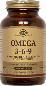 Omega 3-6-9 60 capsules Solgar
