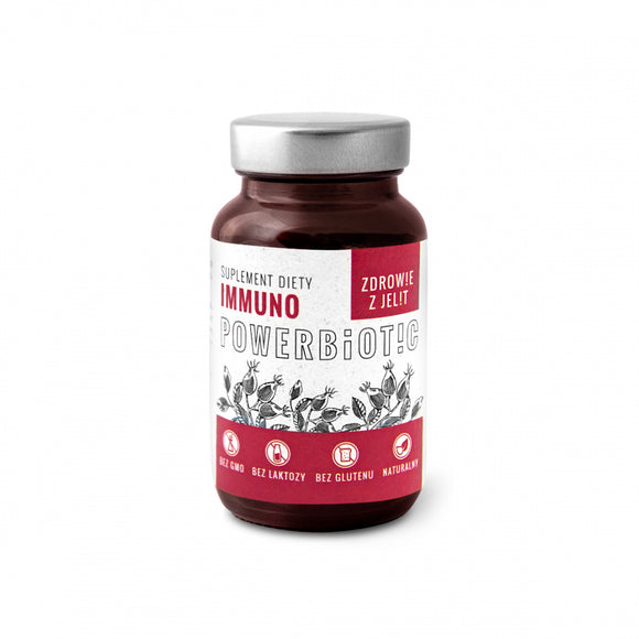 Powerbiotic Immuno Rosehip 60 Capsules Of Ecobiotics