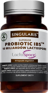 IBS Probiotic 10 Billion Lactospore - 30 Vegan Capsules  Singularis