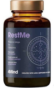 RestMe 4Mind Supports the Brain, Sleep, Relaxation - 60 capsules of HealthLabs