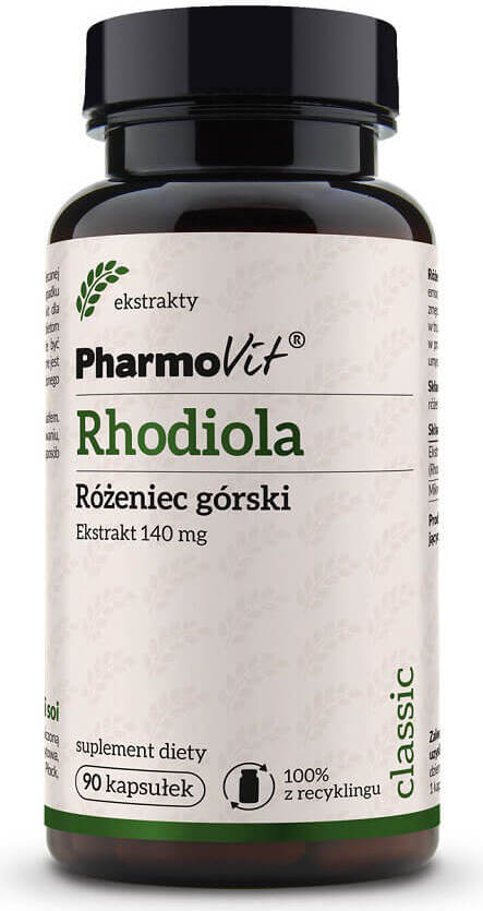 Rhodiola Extakt 140mg - 90 capsules PharmoVit