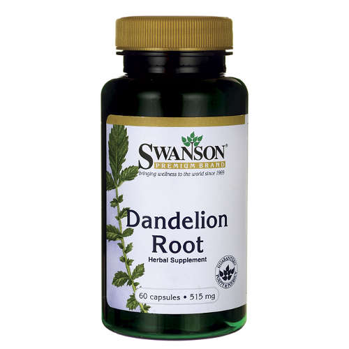 Swanson Dandelion Root - 515mg Dandelion - 60 capsules