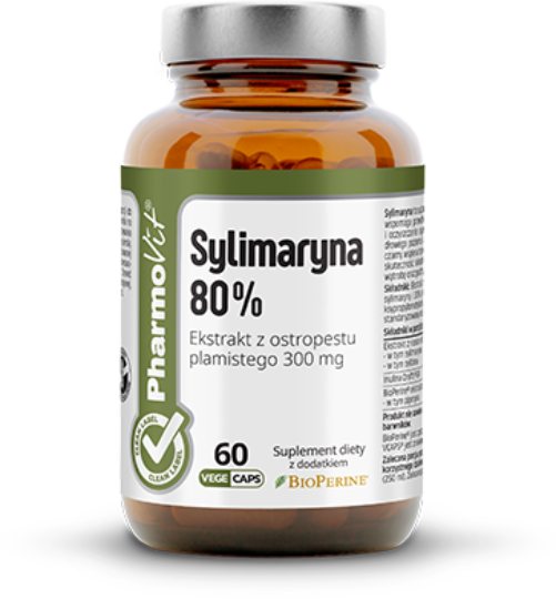 PHARMOVIT - Silymarin 80% - 60 Capsules