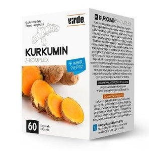 VIRDE Kurkumin 3-complex - 60 caps.