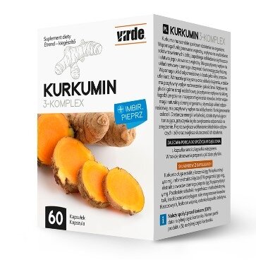 VIRDE Kurkumin 3-complex - 60 caps.