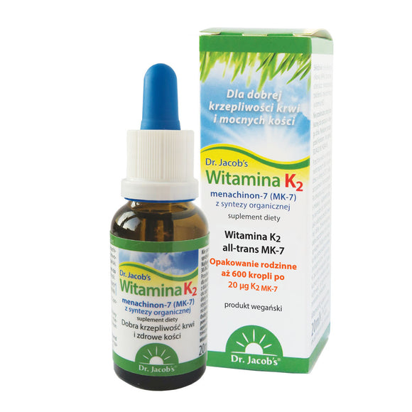 DR JACOBS Vitamin K2MK7 From Vegetable Oils - 20 ml