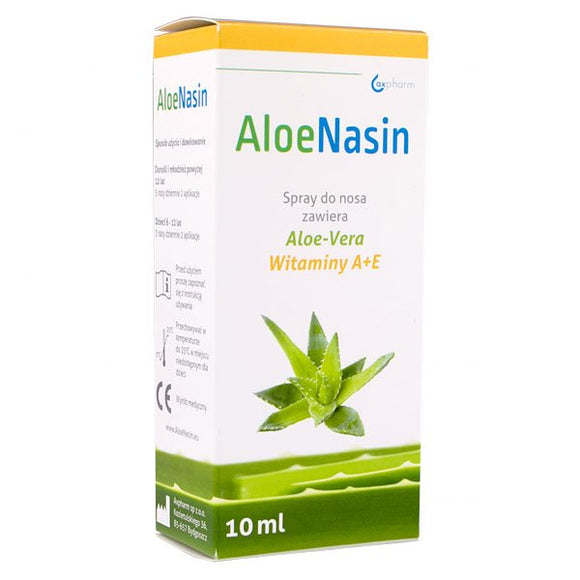 AloeNasin A + E Nasal Spray 10 ml