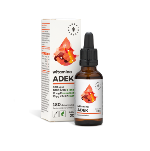 Vitamin ADEK A + D3 (2000 IU) + E + K2mk7 drops - 30ml