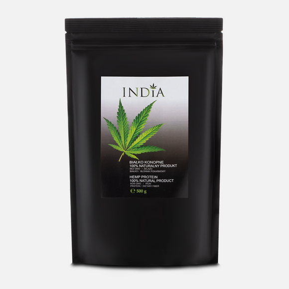 Hemp Protein Powder 500 g - alternative to popular protein supplements -  100 % natural product - suitable for vegans and vegetarians