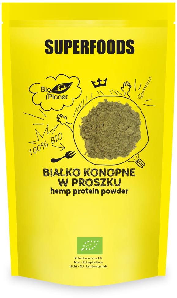 BIO PLANET - Hemp Protein Powder - Organic - For Vegetarians And Vegans - 150g