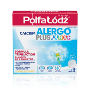 CALCIUM ALERGO Plus Junior - 16 effervescent tablets