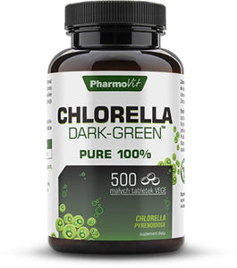 PHARMOVIT - Chlorella Dark-Green - 500 tablets - For Vegans