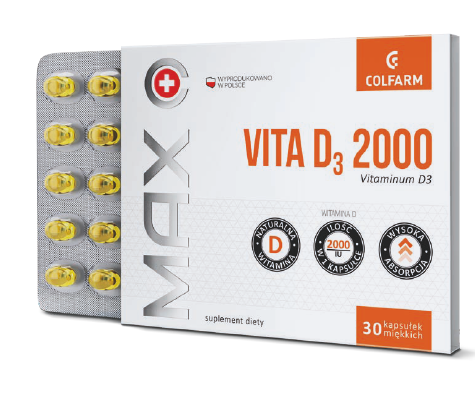 Colfarm Max Vita D3 2000 30 capsules