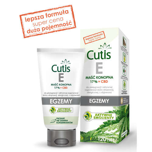 CUTIS E - EGZEMA Hemp Ointment 17% + CBD 120ml