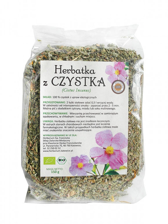 Cistus Tea - 150 grams - Franciscan Herbal - Franciscan Monks - Traditional Old Herbal Recipe