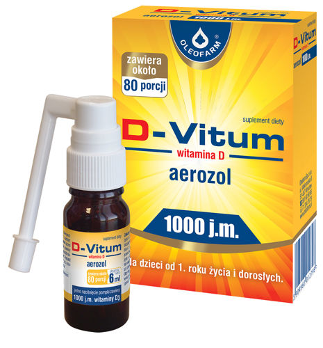 D-VITUM Vitamin D 1000 IU Spray - 6 ml