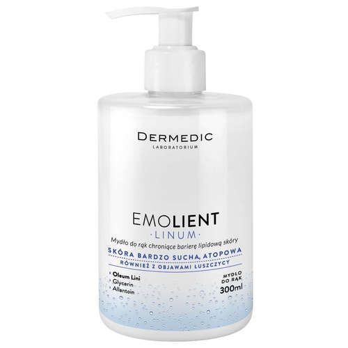 DERMEDIC - LINUM - EMOLIENT - Hand soap - 300 ml - Hypoallergenic