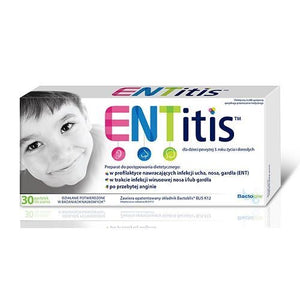 ENTITIS 30 Strawberry-flavored Lozenges