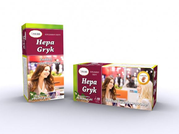HEPA-GRYK 60- Herbal Blend For Liver - 60 sachets x 2.5g
