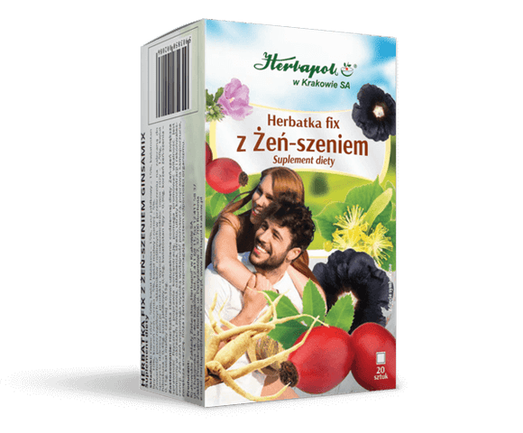 HERBAPOL - TEA FIX WITH GINSENG GINSAMIX - 20 sachets