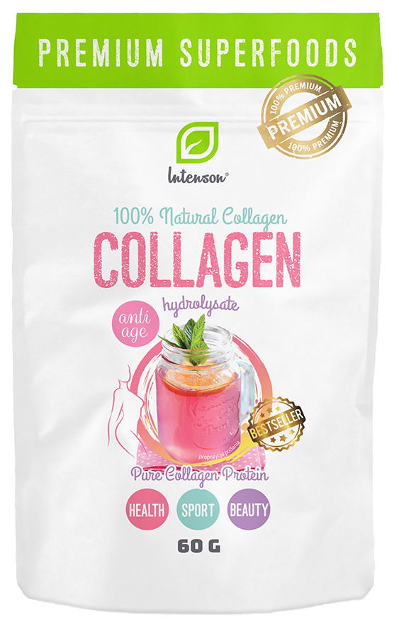 Collagen hydrolyzate 100% Natural Collagen - 60g Intenson