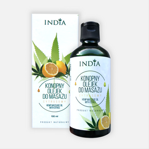 Hemp Massage Oil With Citrus - 100ml